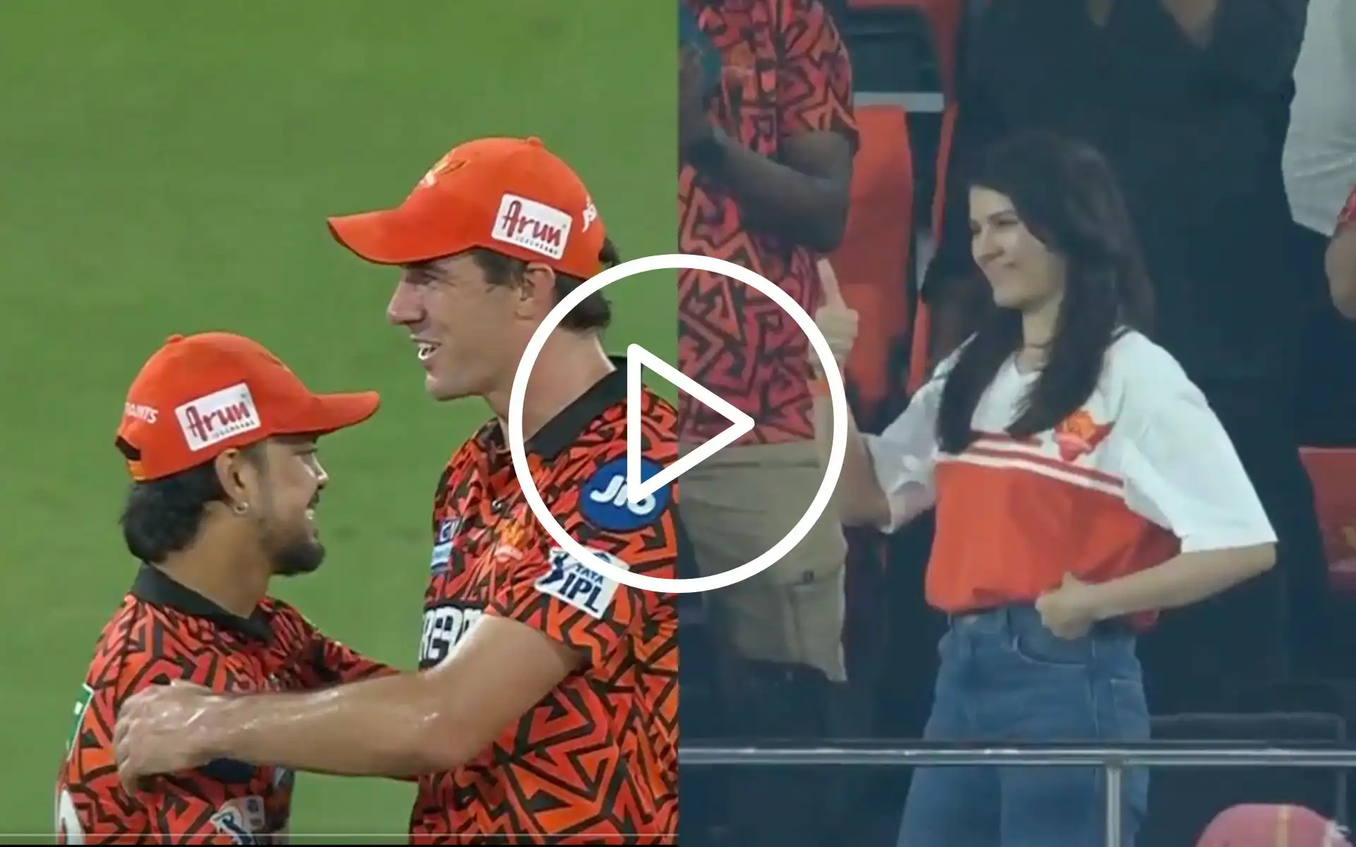 [Watch] Smiling Kavya Maran Does Thumbs-Up Gesture As Cummins, Ishan Celebrate SRH Win